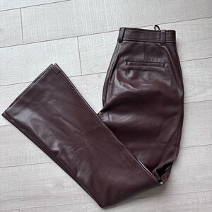 Babaton Rich Chocolate Brown Flared Pants